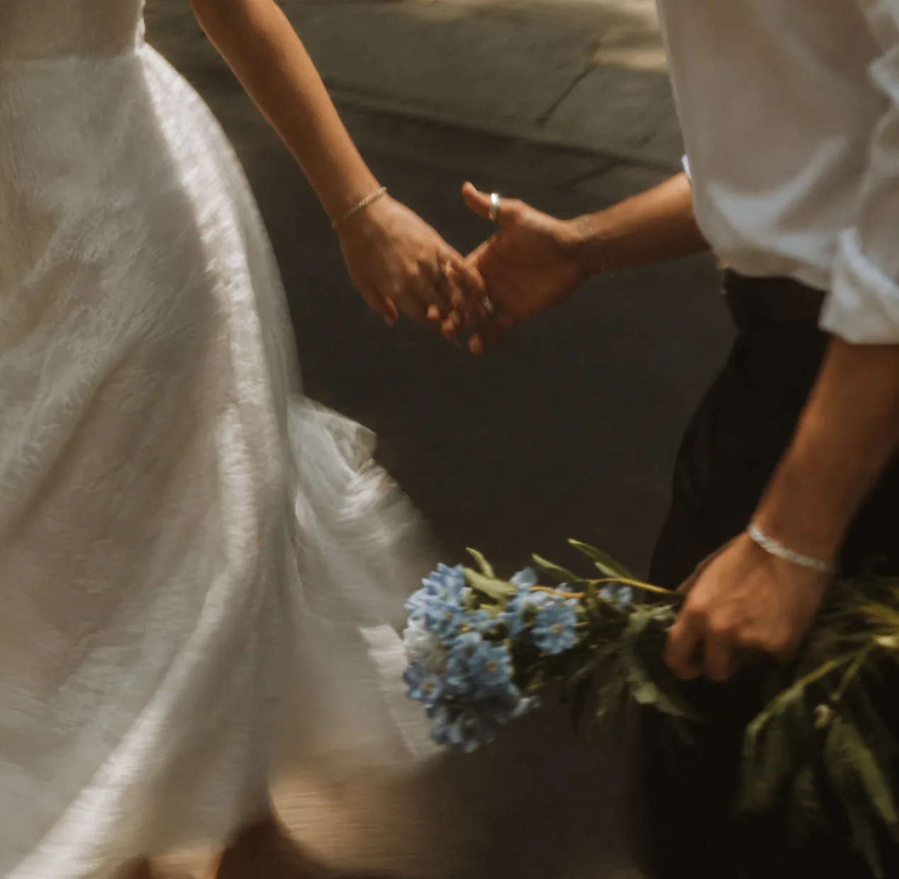 Wedding camcorder moment